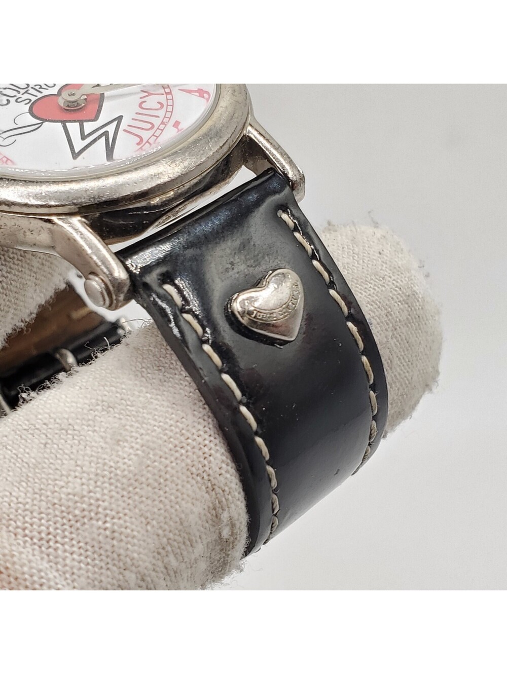 Juicy Couture struck watch JC.22.3.25.0076 Women New Battery Black Band 30mm - Picture 10 of 14